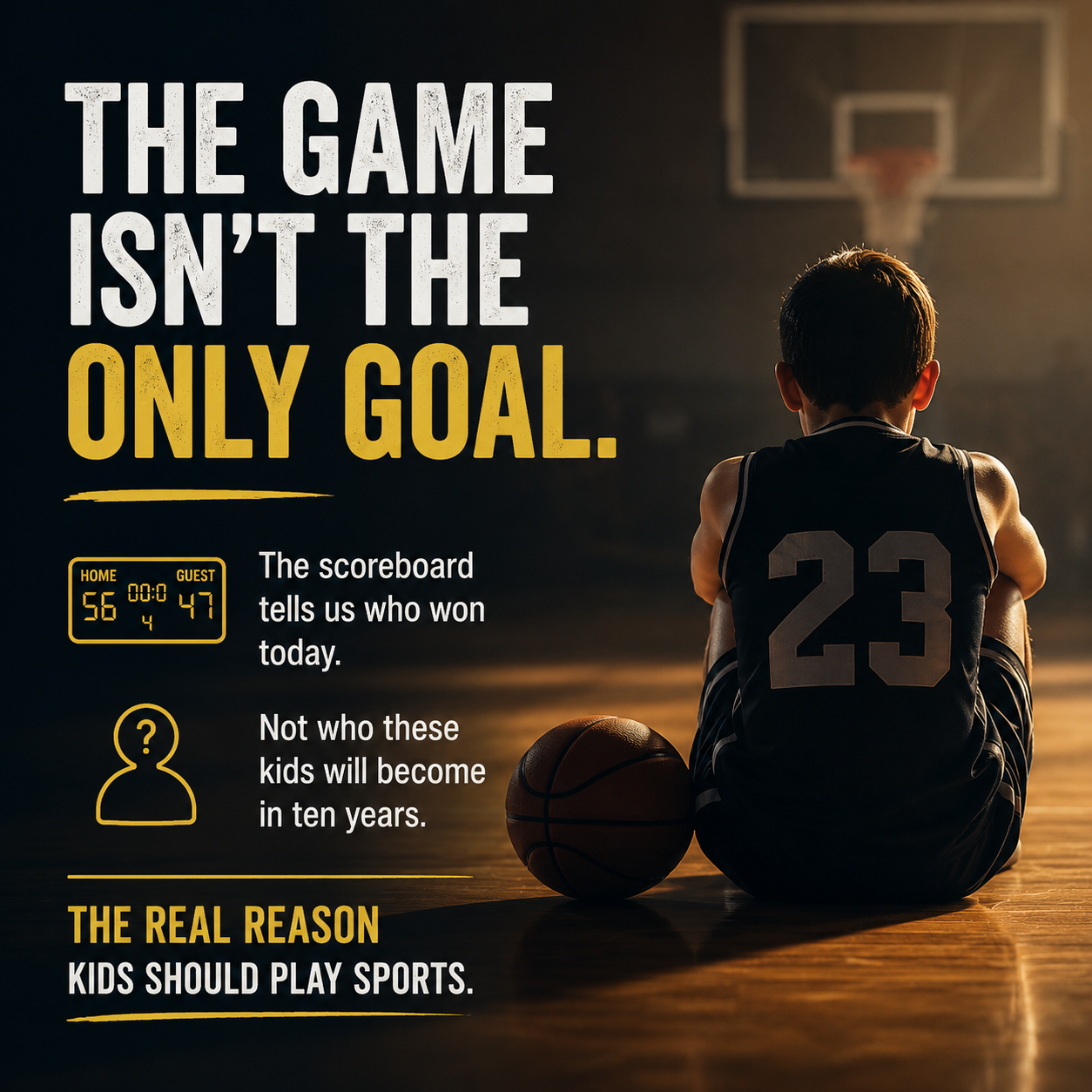 The Game Isn't the Only Goal