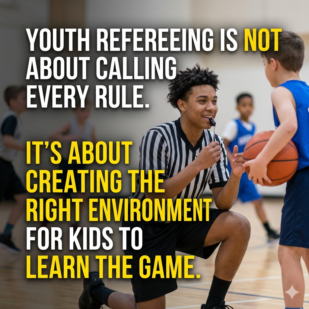 Youth basketball referee